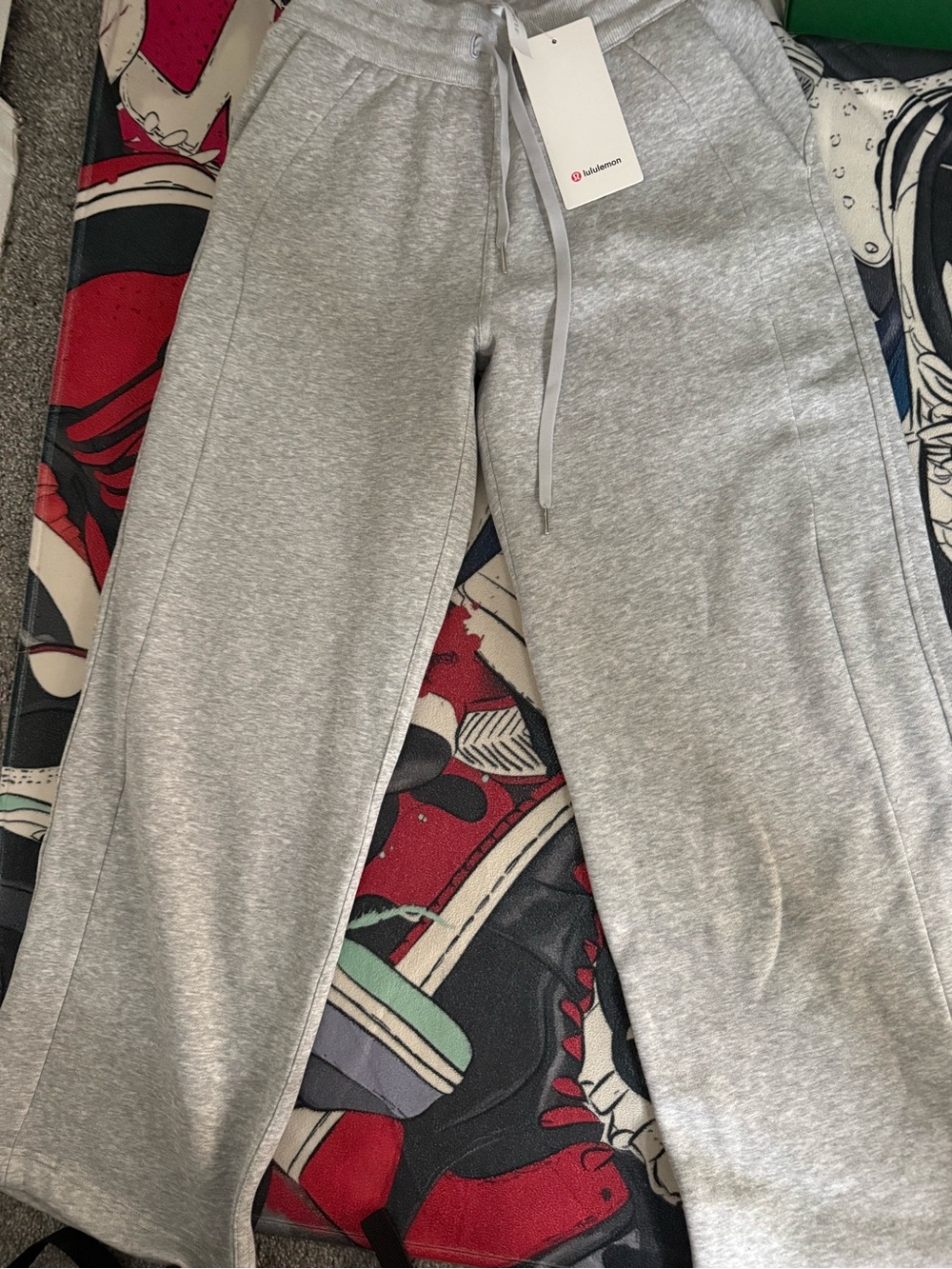 LuluLemon Gray Drawstring Sweatpants
